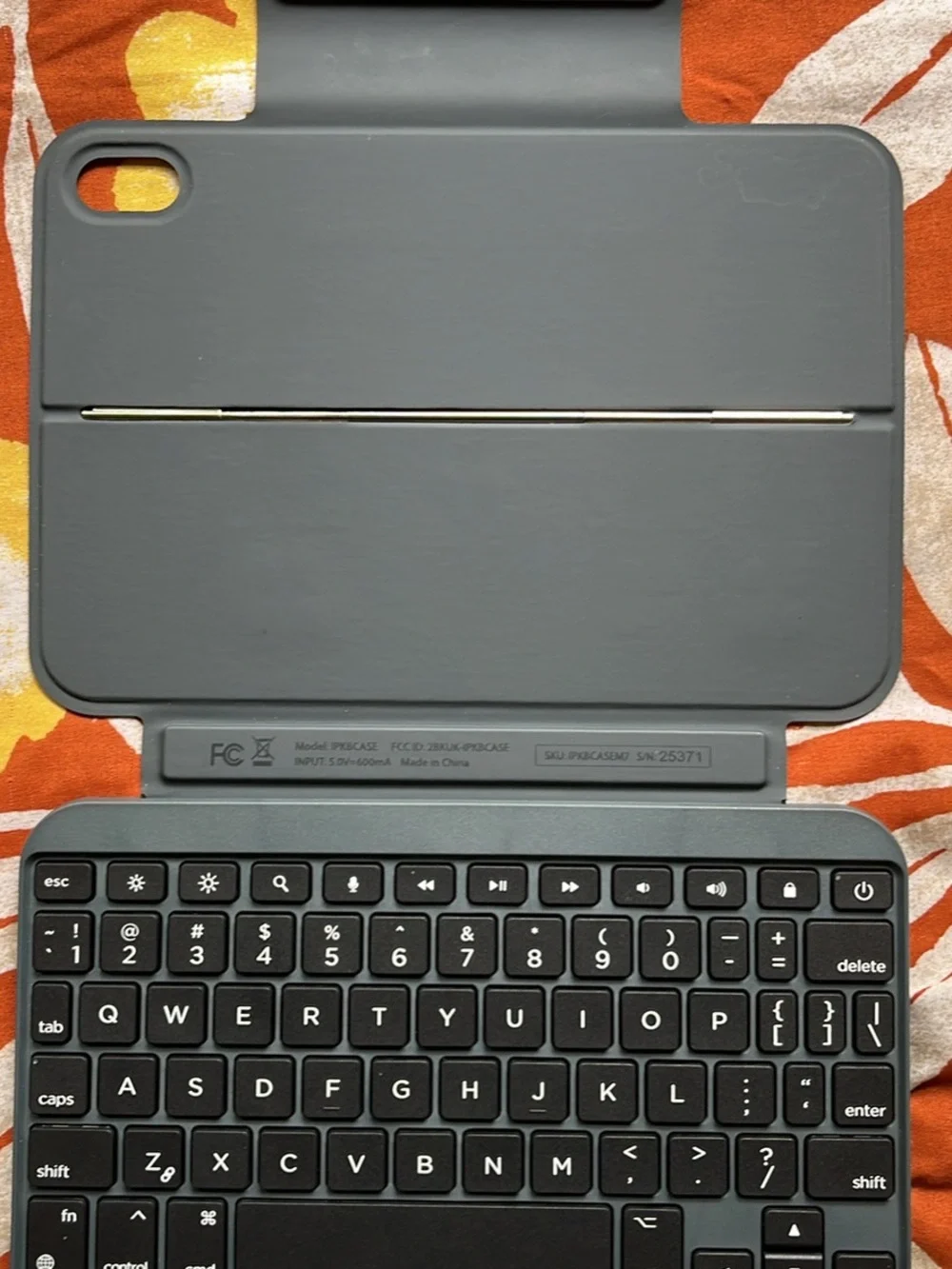Apple IPad Mini Bluetooth Tablet Keyboard Case in Dark Gray